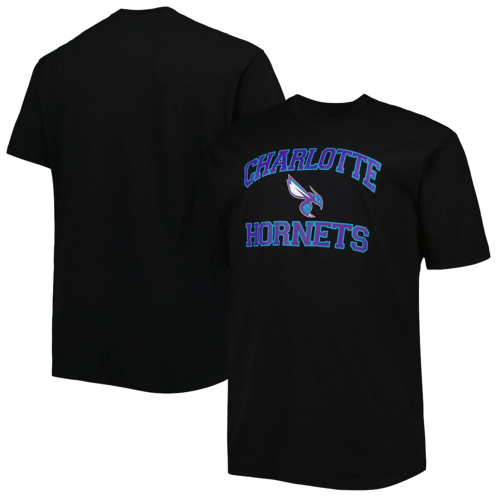 Black Charlotte Hornets Big & Tall Heart & Soul T-Shirt | NBA