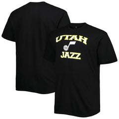 Black Utah Jazz Big & Tall Heart & Soul T-Shirt | NBA