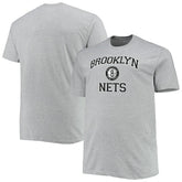 Heathered Gray Brooklyn Nets Big & Tall Heart & Soul T-Shirt | NBA
