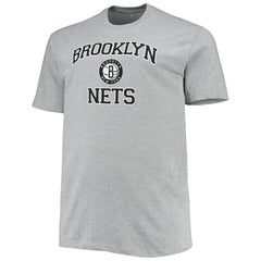 Heathered Gray Brooklyn Nets Big & Tall Heart & Soul T-Shirt | NBA