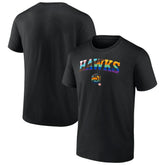 Black Atlanta Hawks Logo Pride T-Shirt | NBA