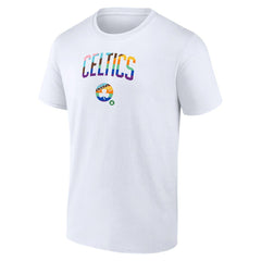 White Boston Celtics Pride T-Shirt | NBA