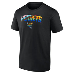 Black Charlotte Hornets Pride T-Shirt | NBA