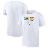 White Dallas Mavericks Pride T-Shirt sale | NBA