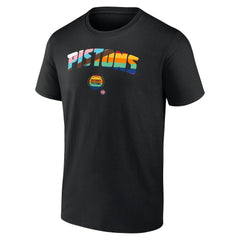 Black Detroit Pistons Pride T-Shirt sale | NBA
