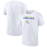 White Minnesota Timberwolves Pride T-Shirt | NBA