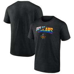 Black New Orleans Pelicans Logo Pride T-Shirt | NBA