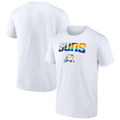 White Phoenix Suns Pride T-Shirt | NBA
