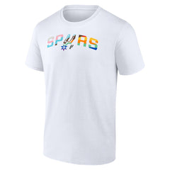 White San Antonio Spurs Pride T-Shirt | NBA