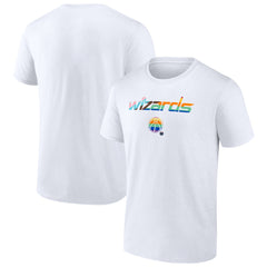 White Washington Wizards Pride T-Shirt | NBA