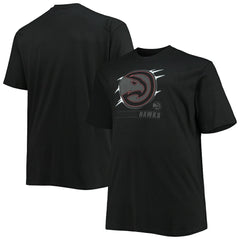 Black Atlanta Hawks Big & Tall Pop T-Shirt | NBA