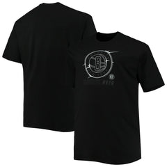 Black Brooklyn Nets Big & Tall Pop T-Shirt | NBA