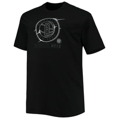 Black Brooklyn Nets Big & Tall Pop T-Shirt | NBA