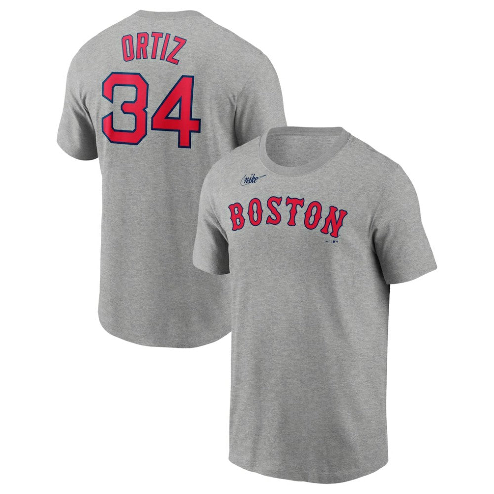 David Ortiz Boston Red Sox Nike Name & Number T-Shirt - MLB T-shirts