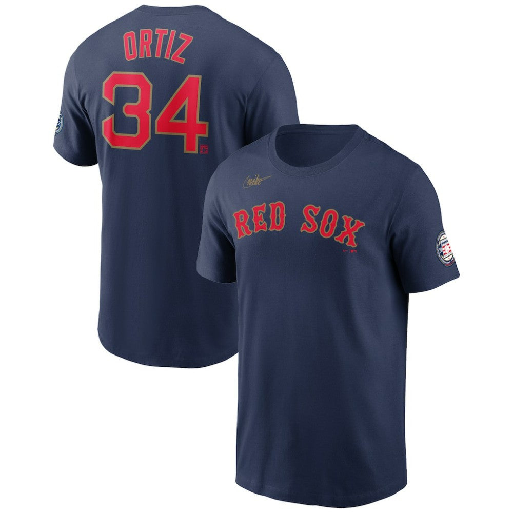 David Ortiz Boston Red Sox Nike Name & Number T-Shirt - MLB T-shirts