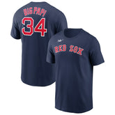 David Ortiz Boston Red Sox Nike Name & Number Wordmark T-Shirt - MLB T-shirts