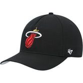 Black Miami Heat '47 Hitch Snapback Hat | NBA