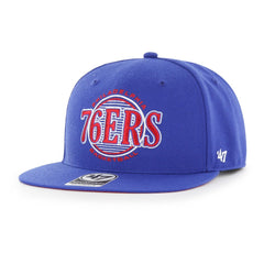 Royal Philadelphia 76ers '47 High Post Captain Snapback Hat | NBA