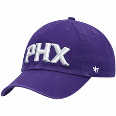 Purple Phoenix Suns '47 Clean Up Wordmark Adjustable Hat | NBA