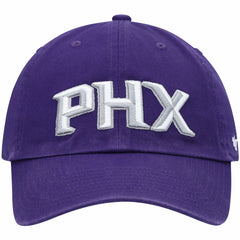 Purple Phoenix Suns '47 Clean Up Wordmark Adjustable Hat | NBA