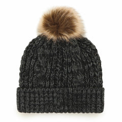 Black Miami Heat '47 Women's Meeko Cuffed Knit Hat with Pom | NBA