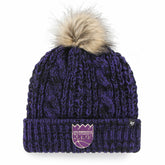 Purple Sacramento Kings '47 Women's Meeko Cuffed Knit Hat with Pom | NBA