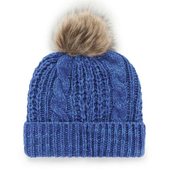 Royal Detroit Pistons '47 Women's Meeko Cuffed Knit Hat with Pom sale | NBA
