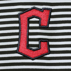 Cleveland Guardians Tommy Bahama Women's Aubrey Stripe Block IslandZone Half-Zip Jacket - MLB Jackets