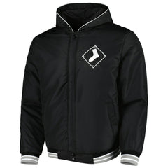 Chicago White Sox JH Design Reversible Fleece Full-Snap Hoodie Jacket - MLB Jackets