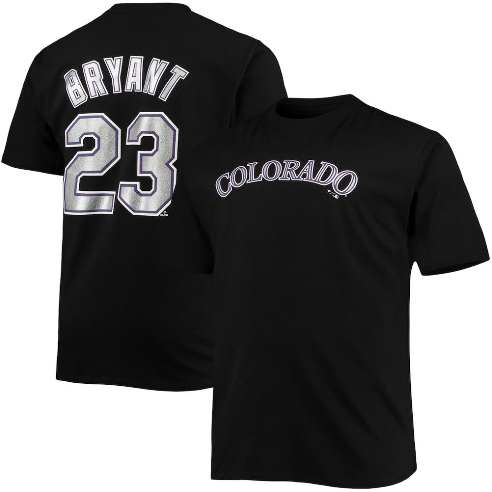 Kris Bryant Colorado Rockies Fanatics Big & Tall Name & Number T-Shirt - MLB T-shirts