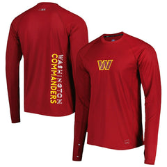 Washington Commanders MSX by Michael Strahan Interval Long Sleeve Raglan T-Shirt | NFL Sale