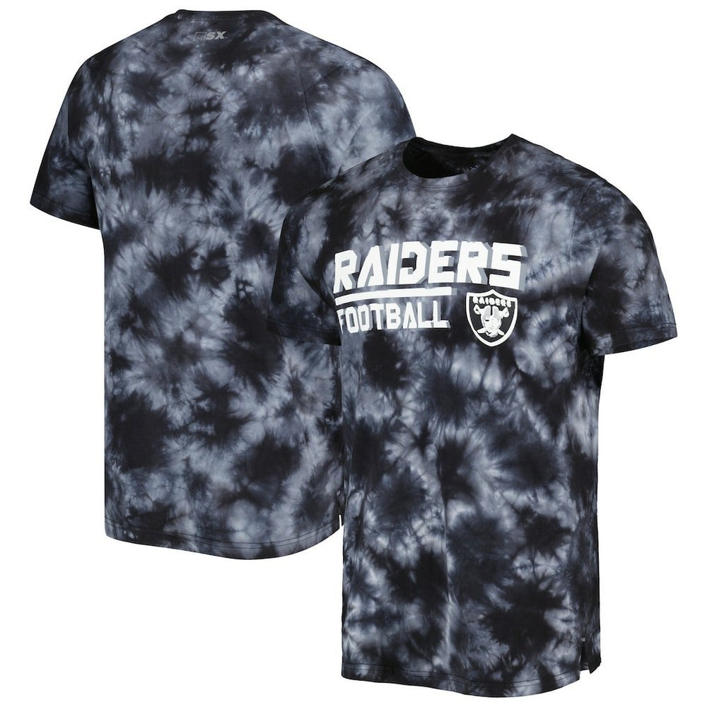 Las Vegas Raiders MSX by Michael Strahan Recovery Tie-Dye T-Shirt | NFL New