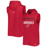 Arizona Cardinals MSX by Michael Strahan Relay Sleeveless Pullover Hoodie | NFL New