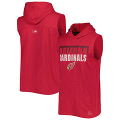 Arizona Cardinals MSX by Michael Strahan Relay Sleeveless Pullover Hoodie | NFL New