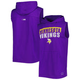 Minnesota Vikings MSX by Michael Strahan Relay Sleeveless Pullover Hoodie | NFL Online