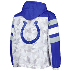 Indianapolis Colts Starter Thursday Night Gridiron Raglan Half-Zip Hooded Jacket | NFL Discount