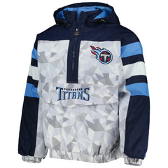 Tennessee Titans Starter Thursday Night Gridiron Raglan Half-Zip Hooded Jacket | NFL Online