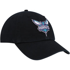 Black Charlotte Hornets '47 Core Logo Clean Up Adjustable Hat | NBA