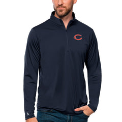 Chicago Bears Antigua Tribute Quarter-Zip Lightweight Pullover Top | NFL New