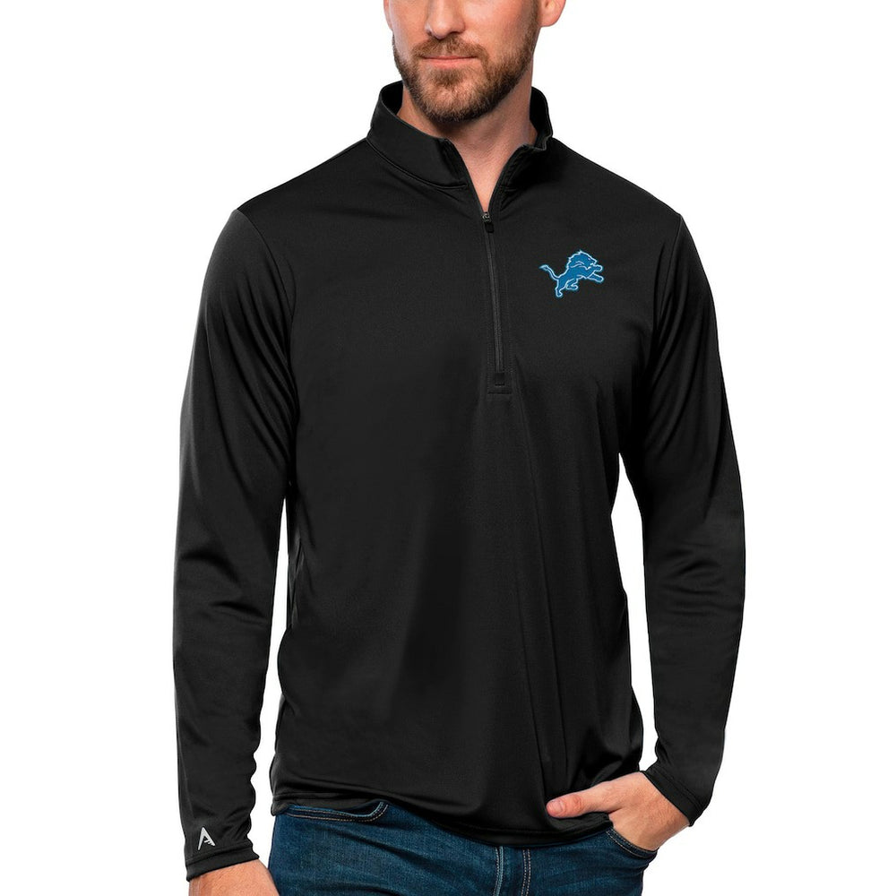 Detroit Lions Antigua Tribute Quarter-Zip Lightweight Pullover Top | NFL Hot