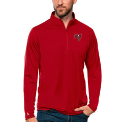 Tampa Bay Buccaneers Antigua Tribute Quarter-Zip Lightweight Pullover Top | NFL New