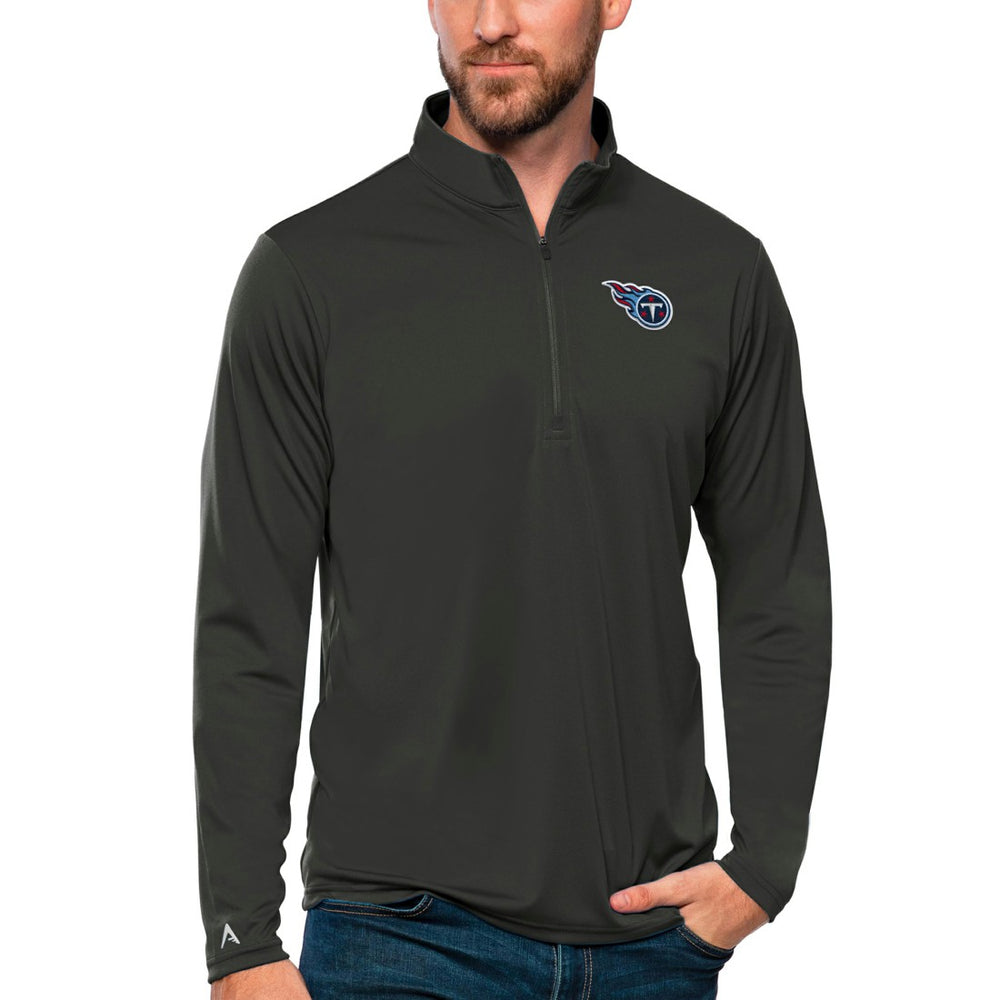 Tennessee Titans Antigua Tribute Quarter-Zip Lightweight Pullover Top | NFL Discount