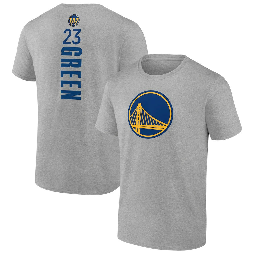 Heathered Gray Draymond Green Golden State Warriors Playmaker Name & Number T-Shirt sale | NBA