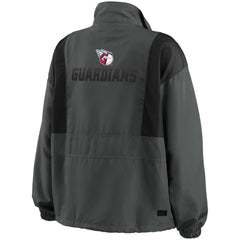 Cleveland Guardians WEAR by Erin Andrews Women's Packable Half-Zip Jacket - MLB Jackets