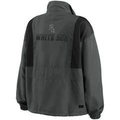 Chicago White Sox WEAR by Erin Andrews Women's Packable Half-Zip Jacket - MLB Jackets