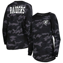 Las Vegas Raiders Women's Camo Long Sleeve T-Shirt | NFL Sale