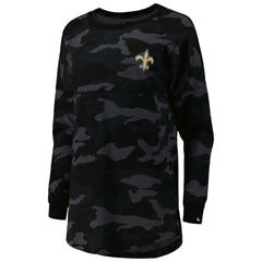 New Orleans Saints Women's Camo Long Sleeve T-Shirt | NFL Sale