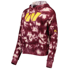 Washington Commanders Women's Cloud Dye Fleece Pullover Hoodie | NFL New