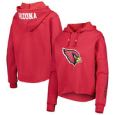 Arizona Cardinals Women's Foil Sleeve Pullover Hoodie | NFL US
