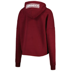 Washington Commanders Women's Foil Sleeve Pullover Hoodie | NFL Discount